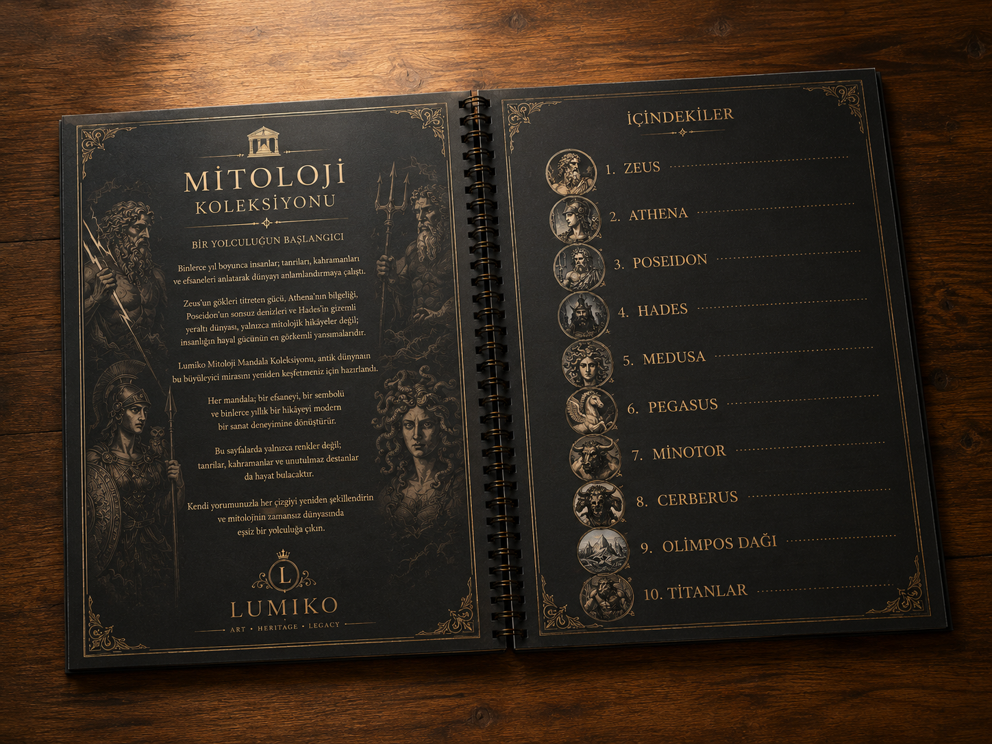 Lumiko/Mitoloji Koleksiyon Mandala Seti