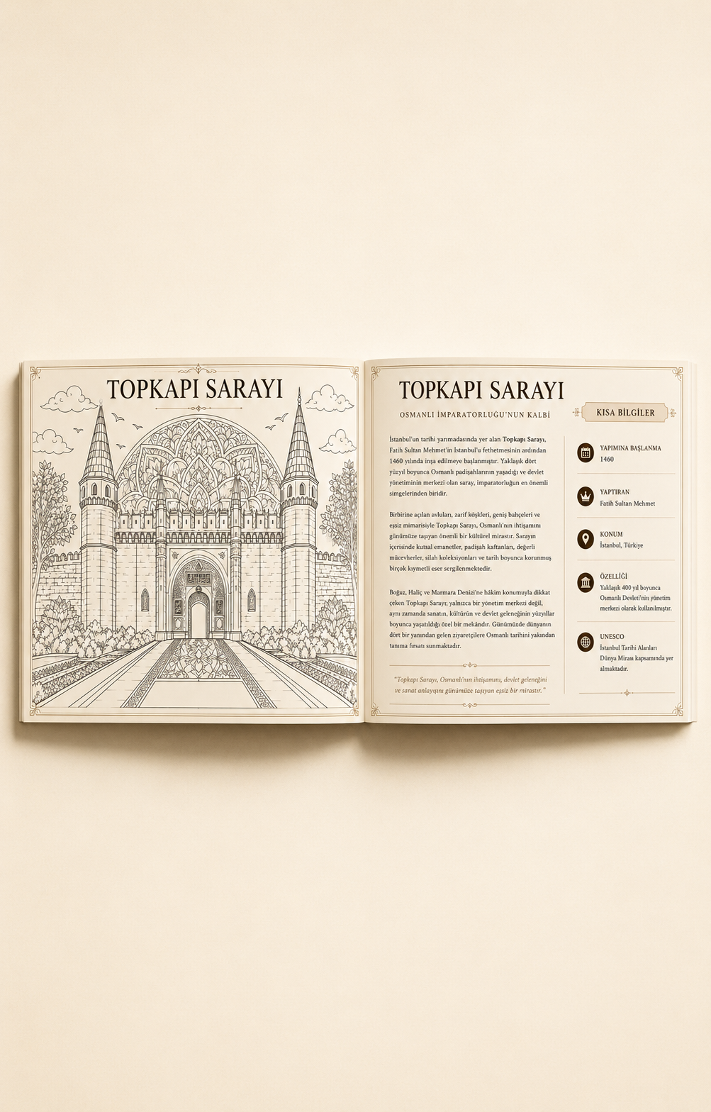 Lumiko Tarih Koleksiyonu Boyama Seti
